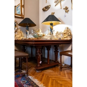 Masă cu cinci scaune stil Henrie II