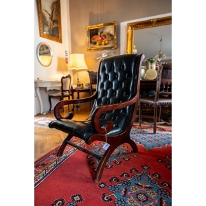 Fotoliu Chesterfield stil Regency