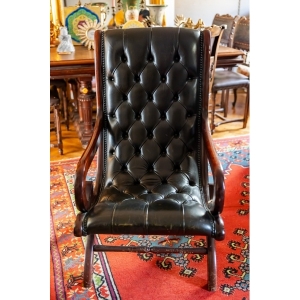 Fotoliu Chesterfield stil Regency